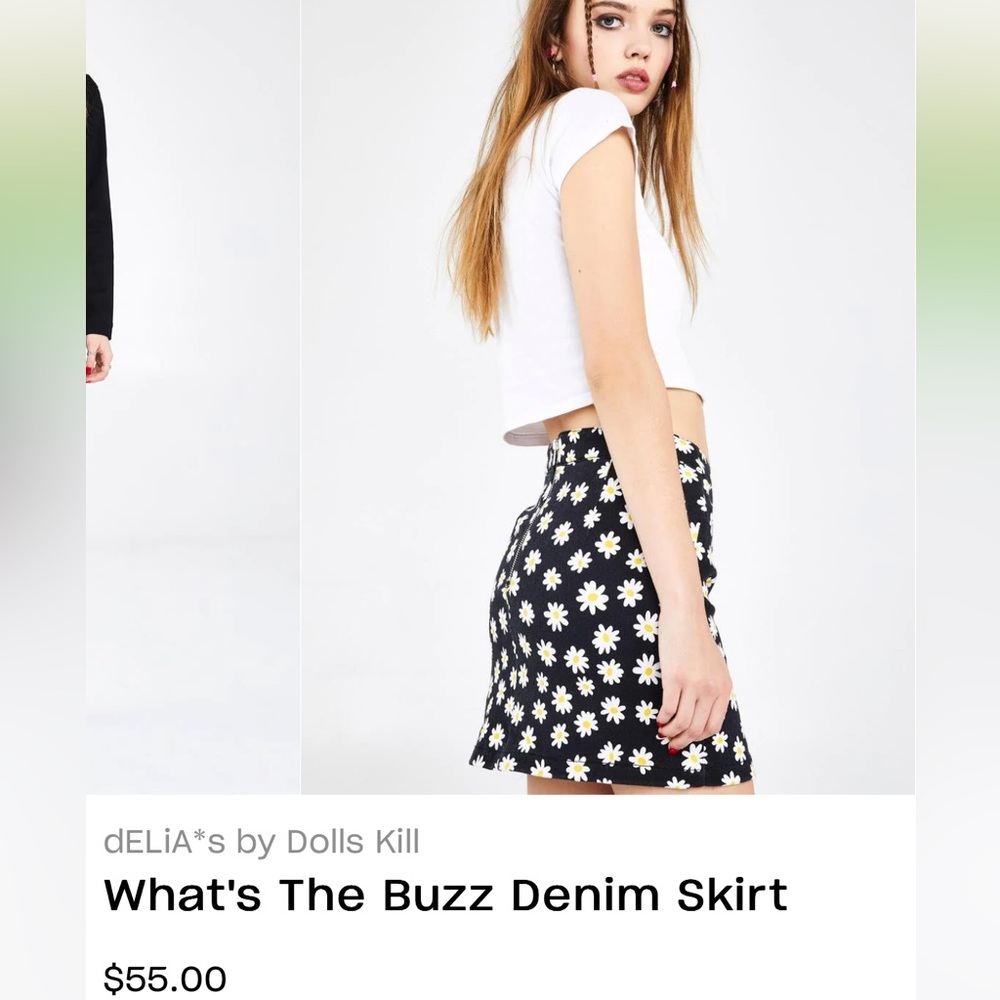 Dolls Kill Delia’s Daisy Skirt